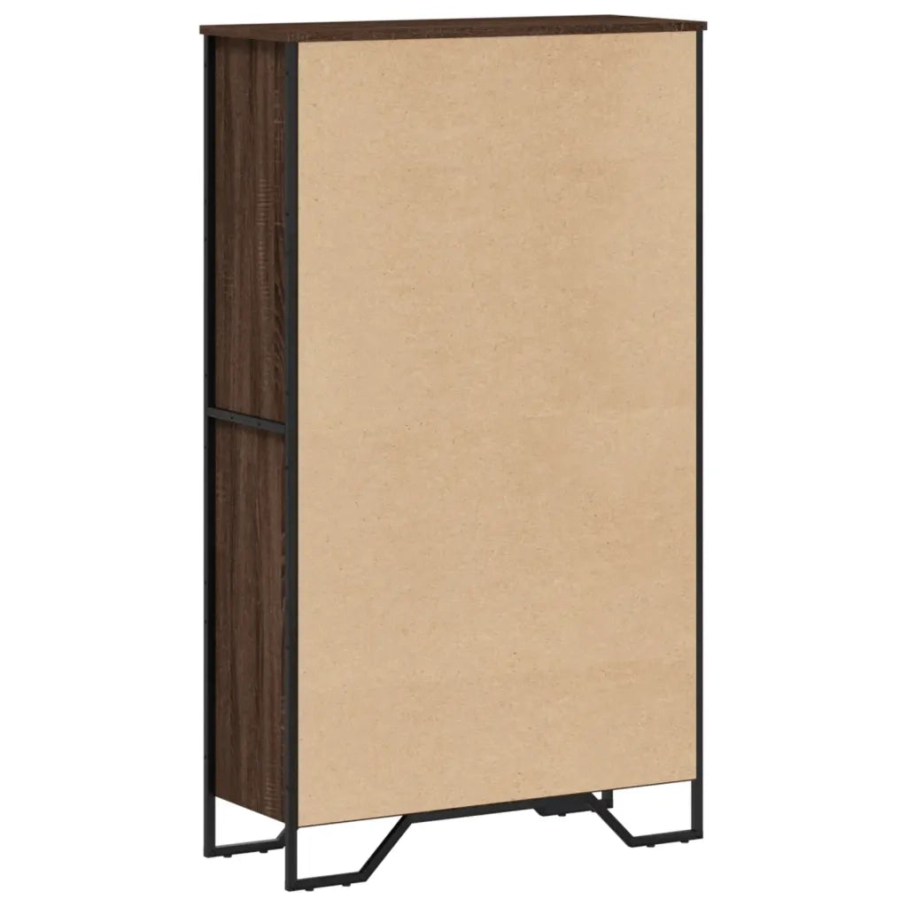 Libreria Rovere Marrone 80x31x137,5 cm in Legno Multistrato 848633
