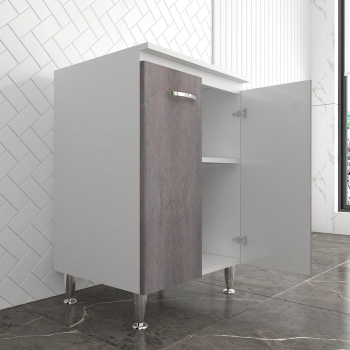 Base 60x50 ante corten grigio