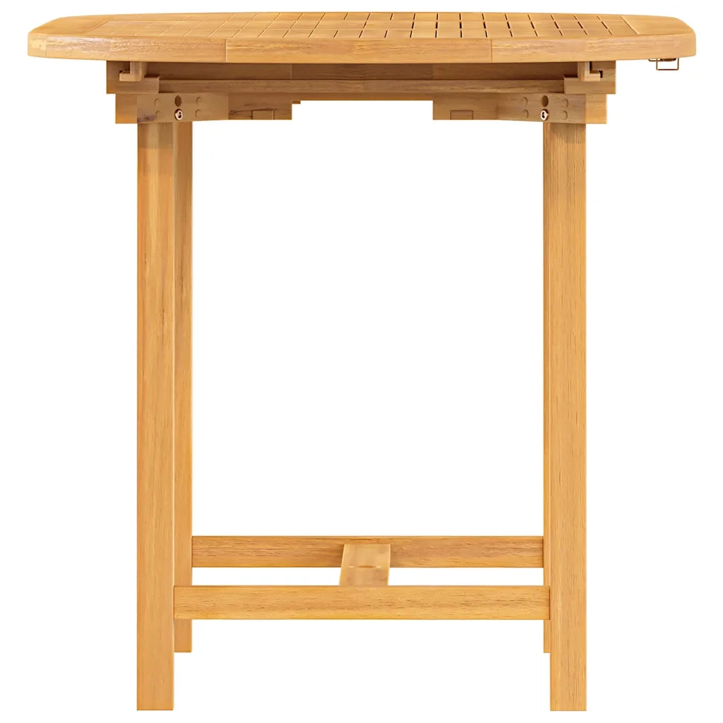 Tavolo Giardino Estensibile 110-160x80x75cm Legno Massello Teak 363486