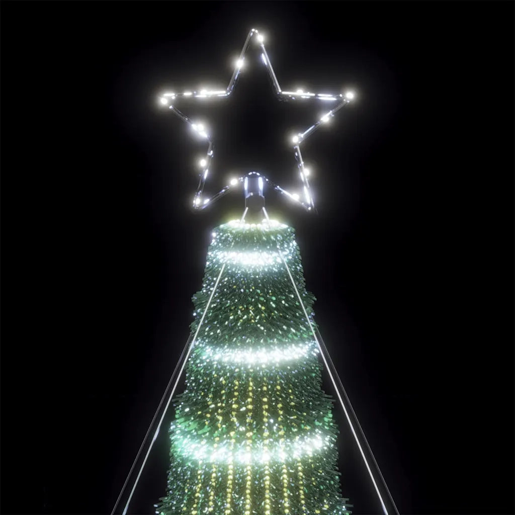 Albero di Natale | Decorazioni natalizie a LED 1028 LED Bianco Freddo 403 cm