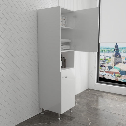 Colonna 45x50 ante bianche maniglie destra