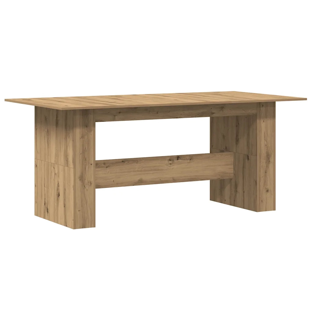Tavolo da Pranzo Rovere Artigianale 180x90x76 cm in Truciolato 855845