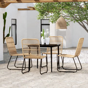 Set Mobili da Pranzo per Giardino 5 pz Rovere cod mxl 34656