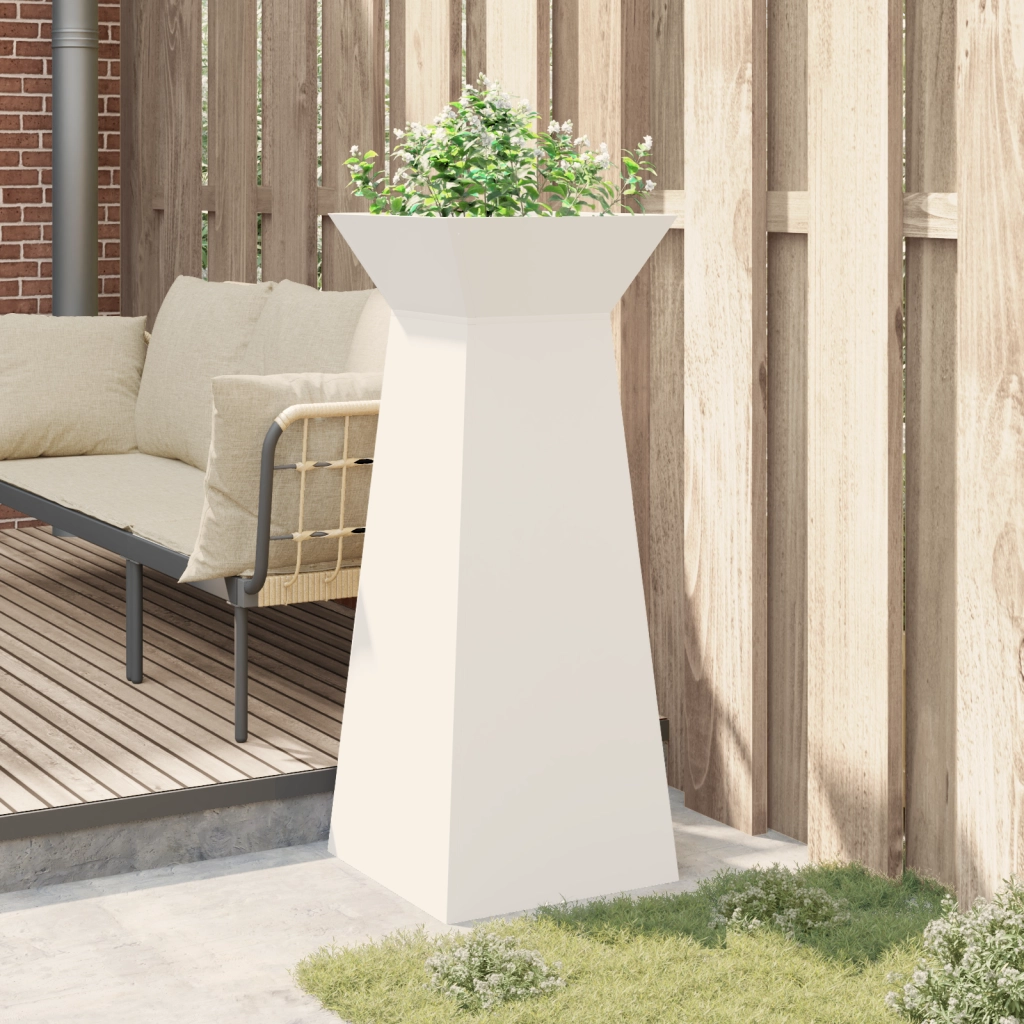 Supporto per piante Bianco Metallo 40 x 40 x 101 cm