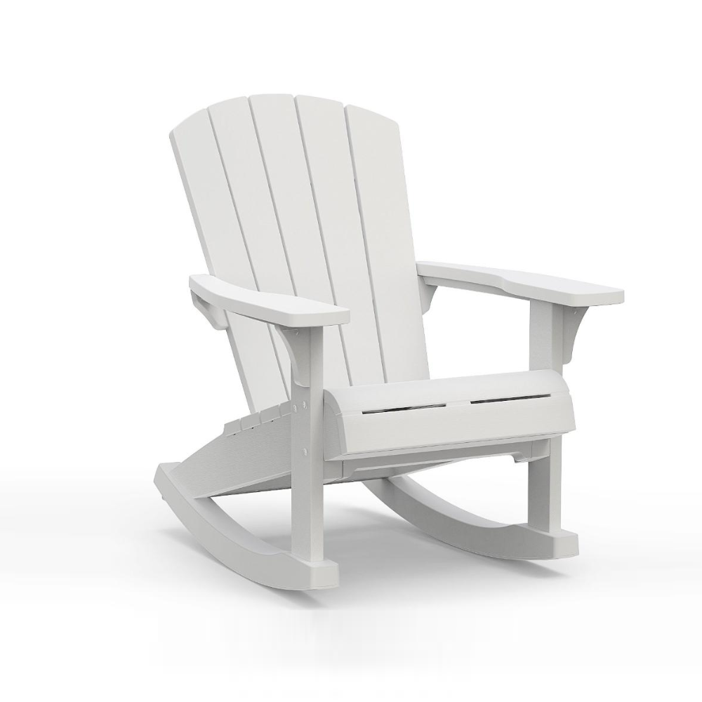 Sedia a Dondolo KETER ROCKING ADIRONDACK Bianca Da Esterno