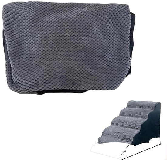 Trappola per cani con 5 gradini - sostituzione - adatto per piccoli cani - altezza 62 cm - gradini in gomma schiuma - gradini per cani