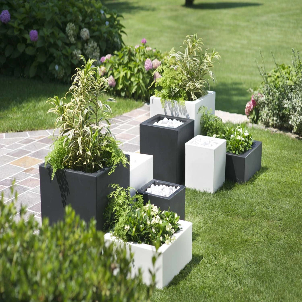 Fioriera Rettangolare colore Cappuccino 79x30 CM H 30 mod. Schio Cassa