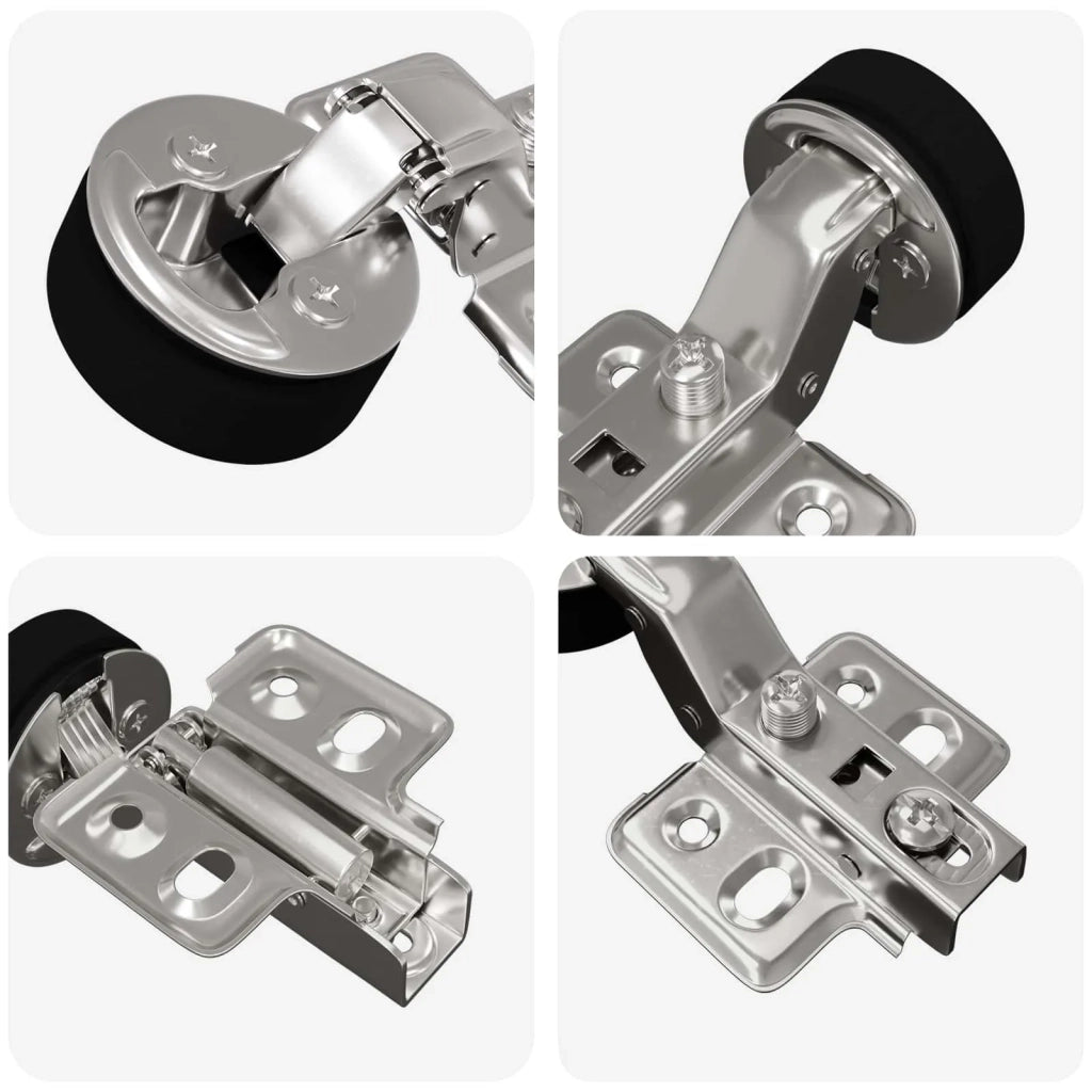 Cerniera 2 pz Argento 35 mm Ferro CFW1482220