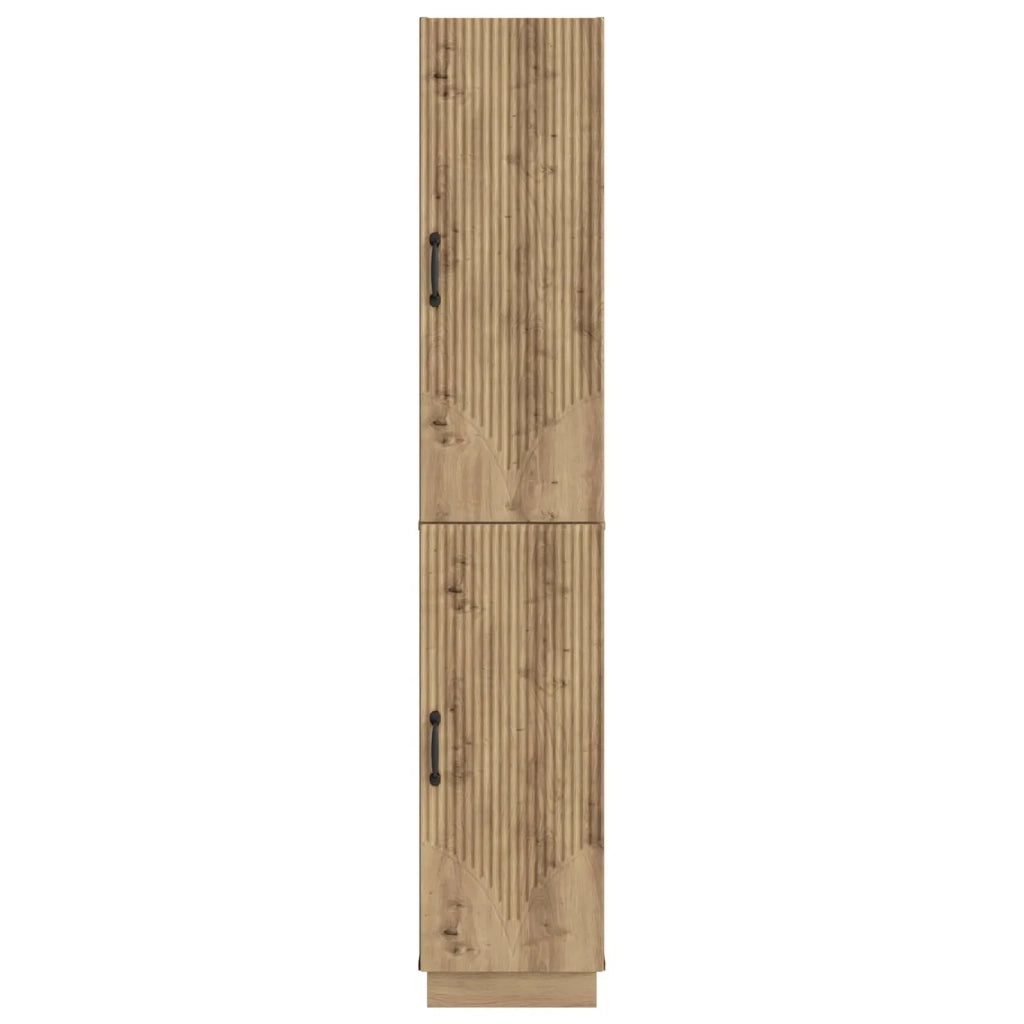 Set di armadi 2 pcs Rovere Artigianale Legno ingegnerizzato