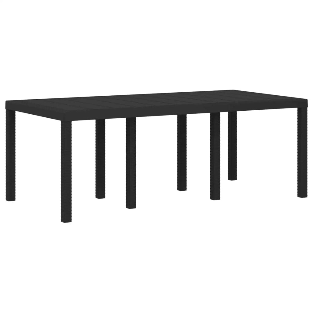 Set da Pranzo per Giardino 9 pz Antracite PP 3430152