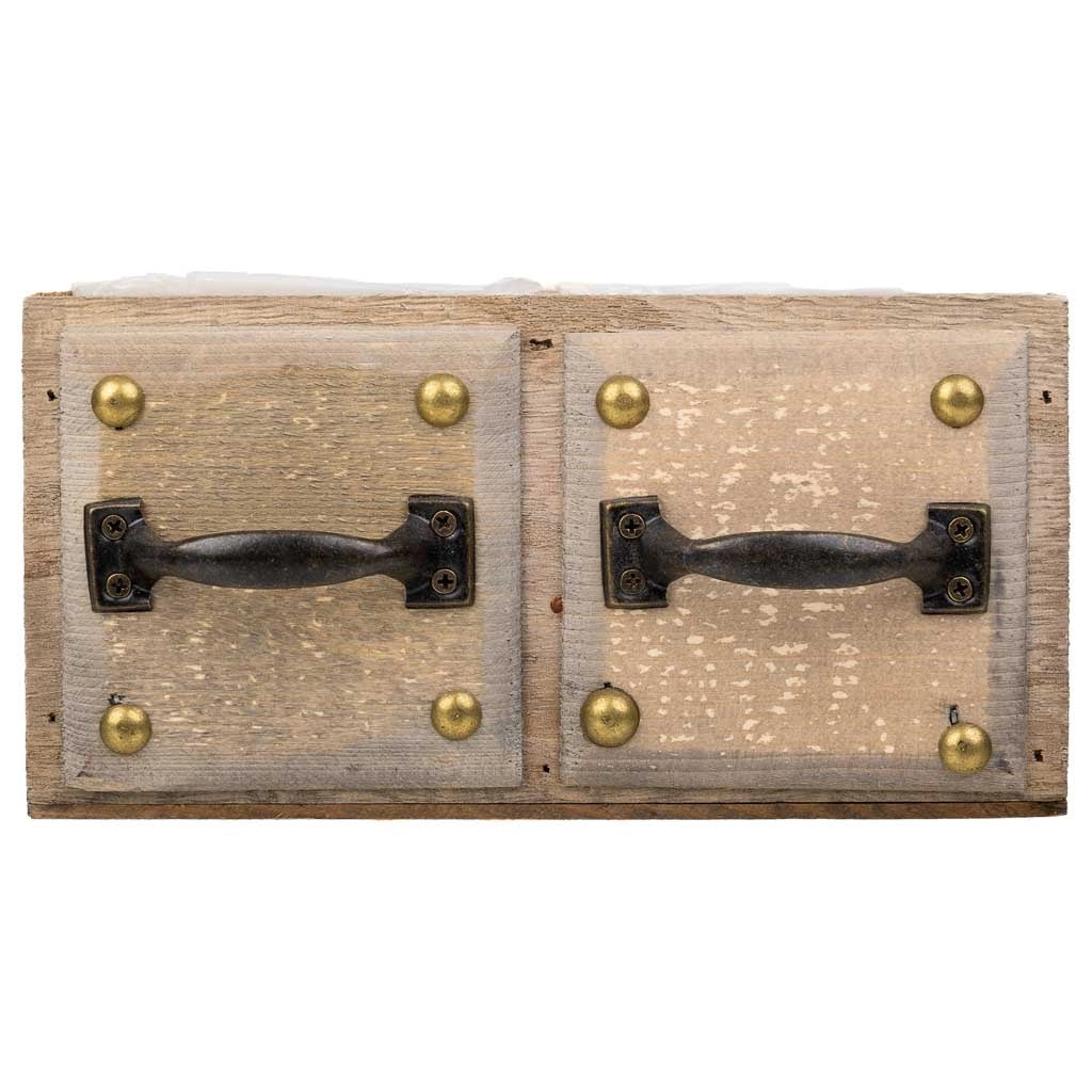 Cassetto in legno marrone 20x10x10,5h