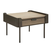 Tavolino VKH518, Marrone, Legno, 60x60x41 cm