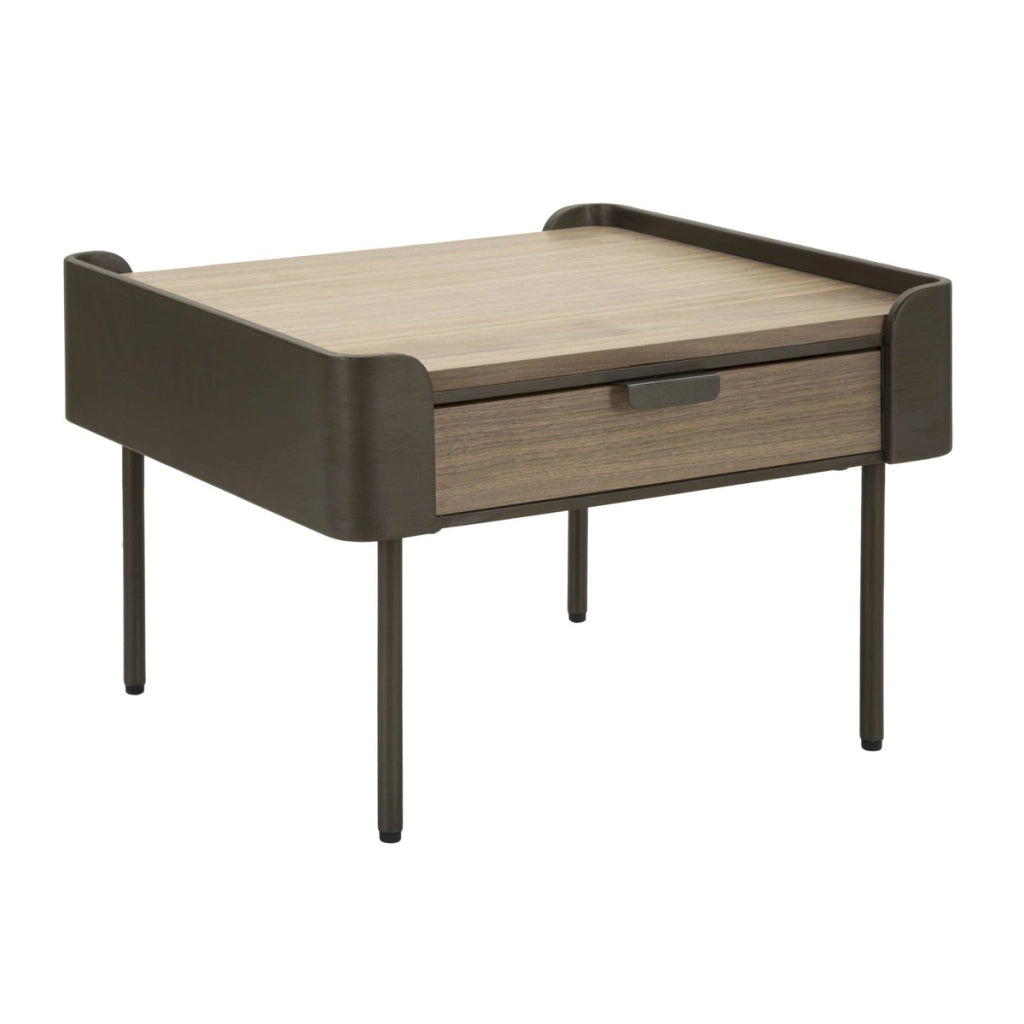 Tavolino VKH518, Marrone, Legno, 60x60x41 cm