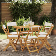 Sedie Bistro da Giardino 6 pcs Bianco Crema 40 x 53 x 80 cm 3416287