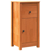 Credenza | Madia | Buffet da pranzo | Armadio da pranzo Marrone cerato 39 x 34,5 x 80 cm Pino massello