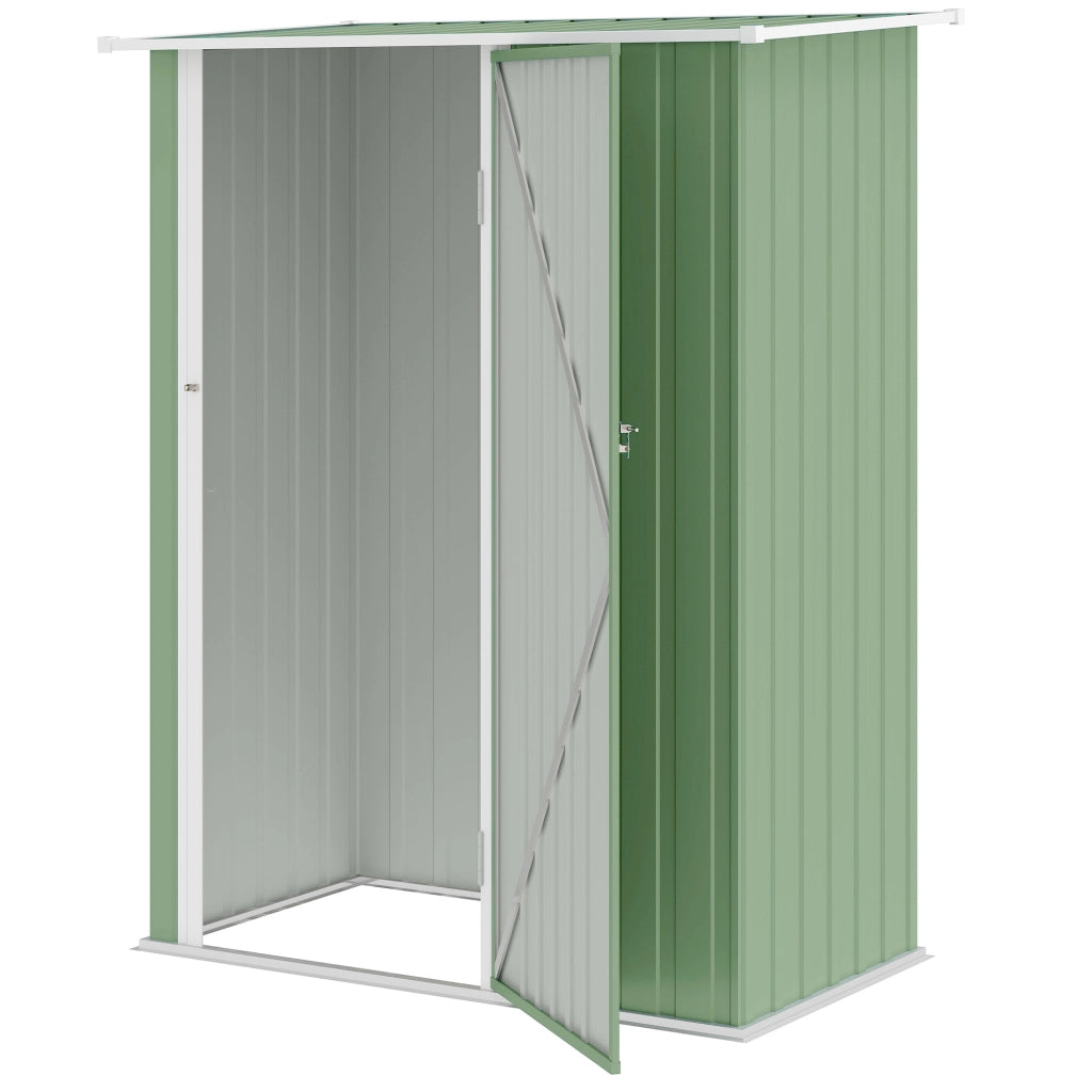 Capanno per Attrezzi in Metallo ¨C zephmum ¨C Verde 142x86x189 cm