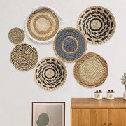 Set di 7 manichini Boho per decorazione rustica e arredo di soggiorno.