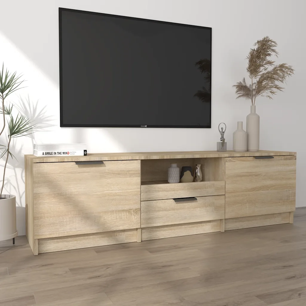 Mobile TV-Credenza per TV-Console TV Rovere Sonoma 140x35x40 cm Legno ingegnerizzato