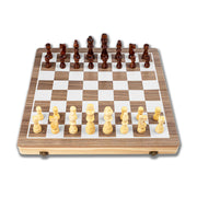 Scacchiera e Dama Magnetica Salvaspazio 2 in 1 da Tavolo 39.8x39.8 cm