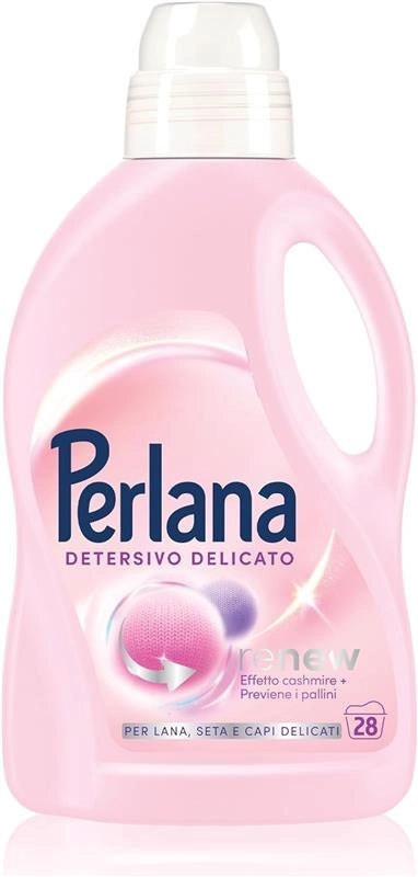PERLANA DETERSIVO DELICATI LAVATRICE LIQUIDO PER LANA SETA E DELICATI EFFETTO CASHMERE E FIBRE RINNOVATE 28 LAVAGGI