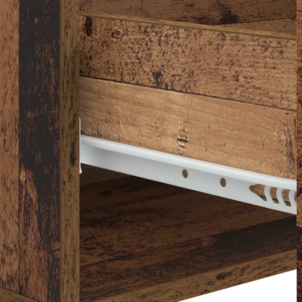 Tavolino da salotto con cassetto Legno antico 49 x 50 x 40 cm