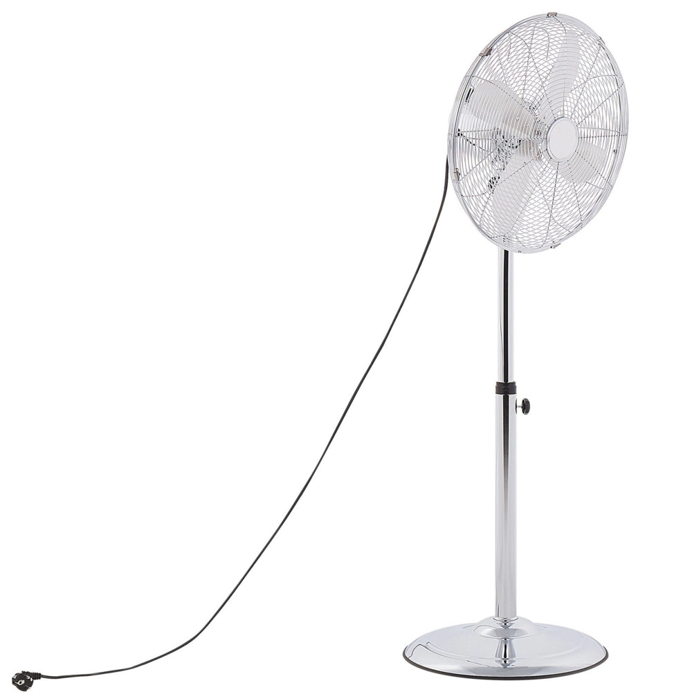 Ventilatore da pavimento in metallo regolabile in altezza in rame da soggiorno Ventilatore da terra Camera da letto moderna