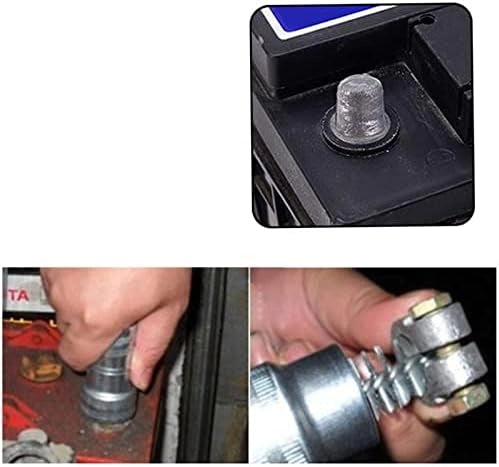 Spazzola Pulizia Poli Batteria Auto Pulitore Morsetti con Setole Acciaio FS-22011