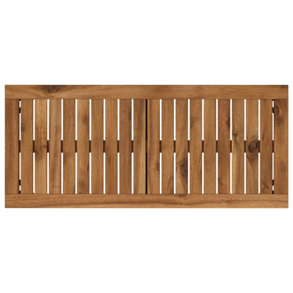 Panchina da giardino 80,5 x 35 x 45 cm Legno di Acacia Massello 901293
