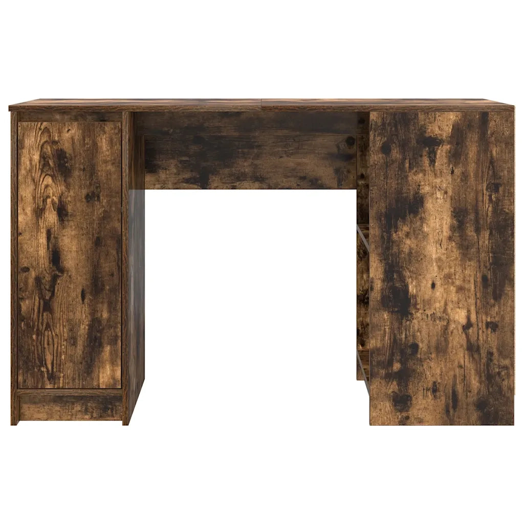 Scrivania Rovere Fumo 120x42x76 cm in Legno Multistrato 861818