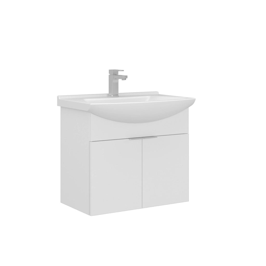 Mobile lavabo "Purus 65" - 65 x 50 x 58 cm - Bianco