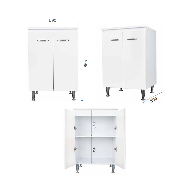 Base 60x50 ante corten grigio