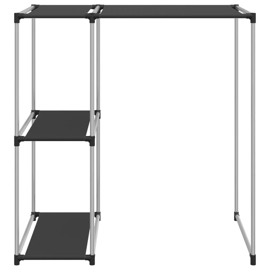 Scomparto portaoggetti per lavatrice 87 x 55 x 90,5 cm nero 02_0005496