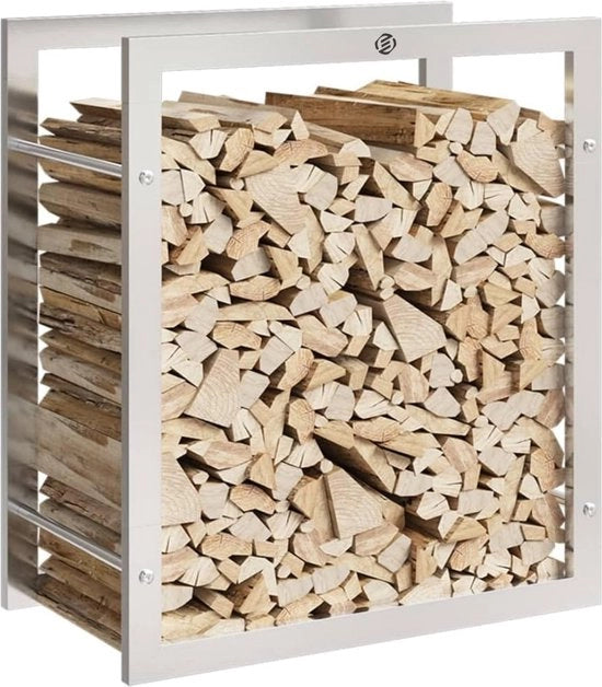 Houtopslag per Camino - 50 x 28 x 56 - Houtopslag - Opslag per Camino - Protezione contro le Scintille - Deposito di Legno
