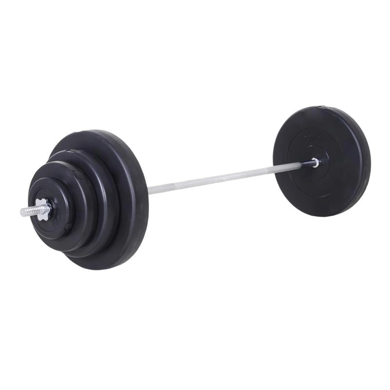 SET BILANCIERE 170 CM IN FERRO ZIGRINATO CON 8 DISCHI PESO REGOLABILE 70 KG