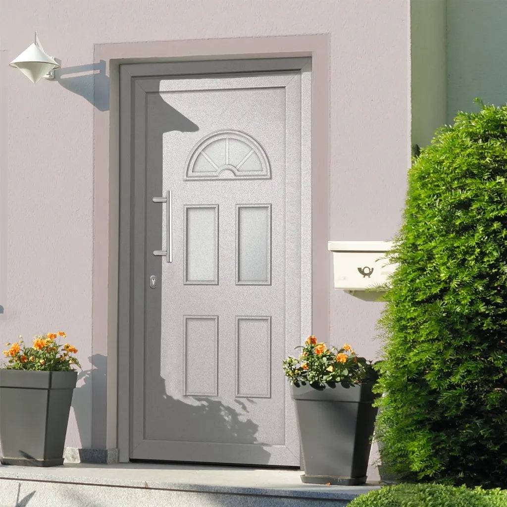 Porta di Ingresso Bianca 110x210 cm 279252