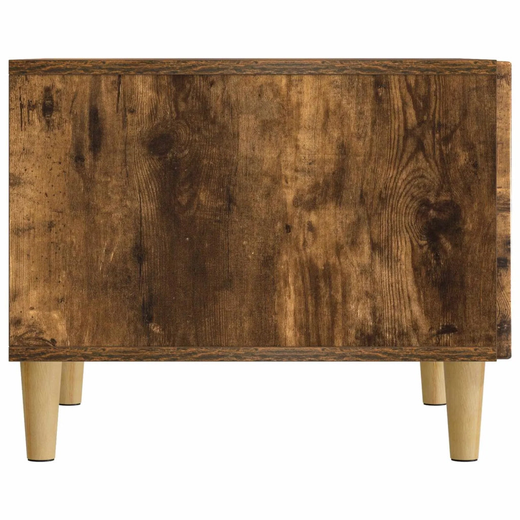 Tavolino da salotto | Tavolino da caff¨¨ | Tavolino da Soggiorno con cassetto Rovere Fumo 49 x 50 x 40 cm