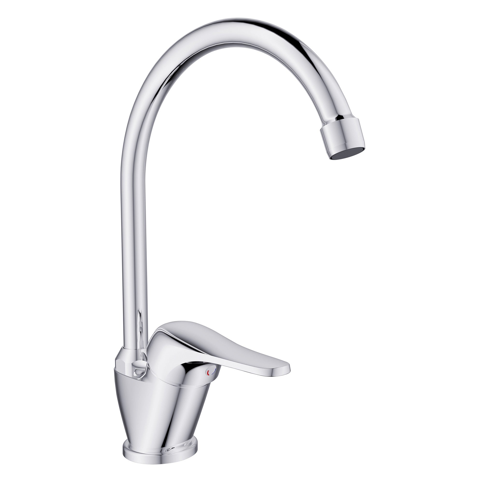 Miscelatore Lavello Bocca Alta Serie Emmy Cromato