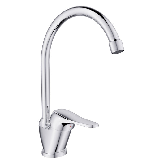 Miscelatore Lavello Bocca Alta Serie Emmy Cromato