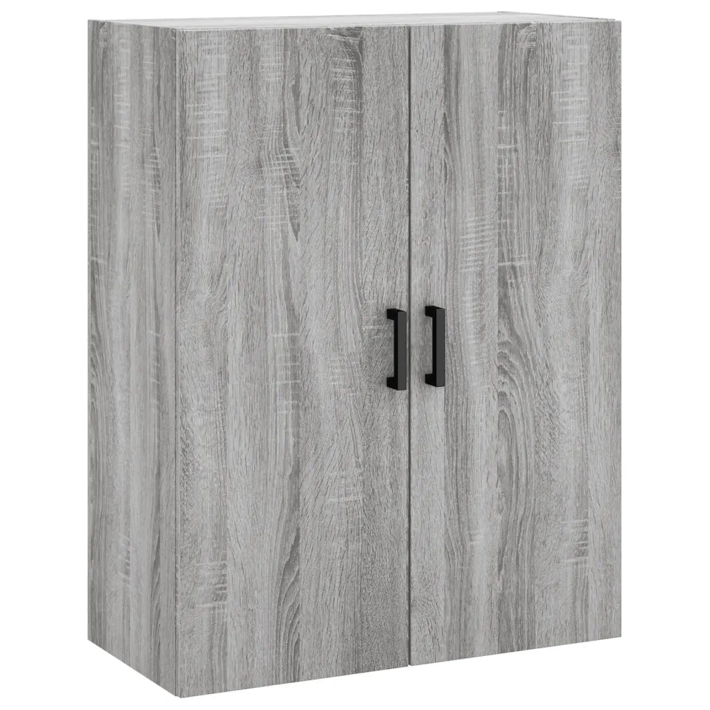 vidaXL Mobile a Parete Grigio Sonoma 69,5x34x90 cm