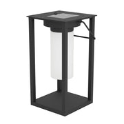 Luce Solare Esterno Contemporanea Usigni Policarbonato Nero E Bianco Led