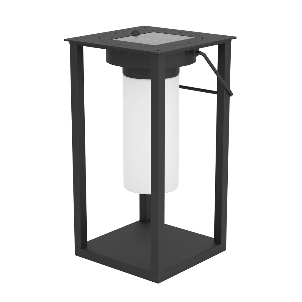 Luce Solare Esterno Contemporanea Usigni Policarbonato Nero E Bianco Led