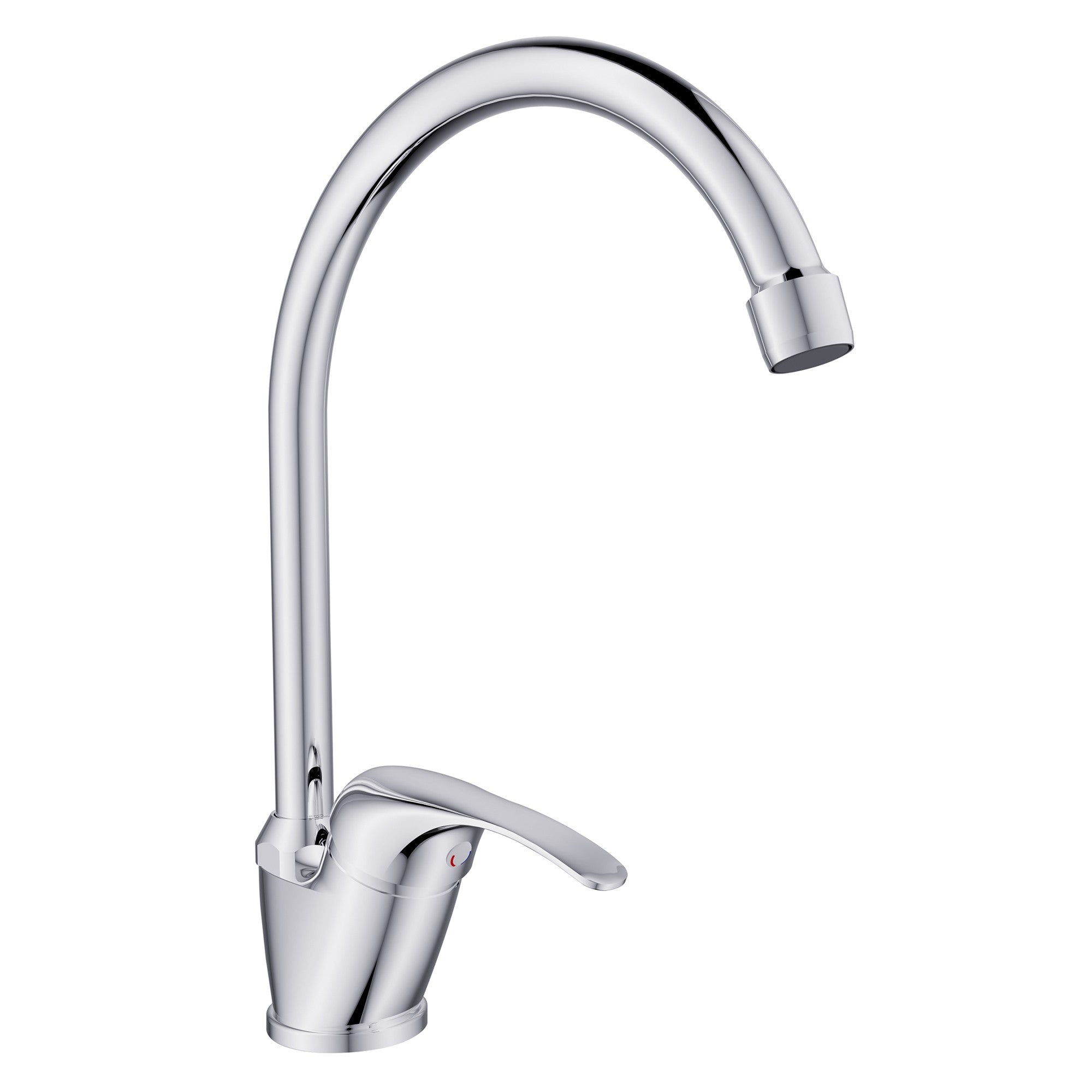 Miscelatore Lavello Bocca Alta Serie Clara Cromato