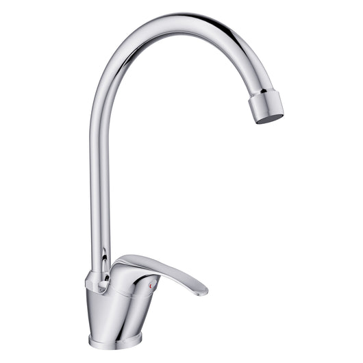 Miscelatore Lavello Bocca Alta Serie Clara Cromato