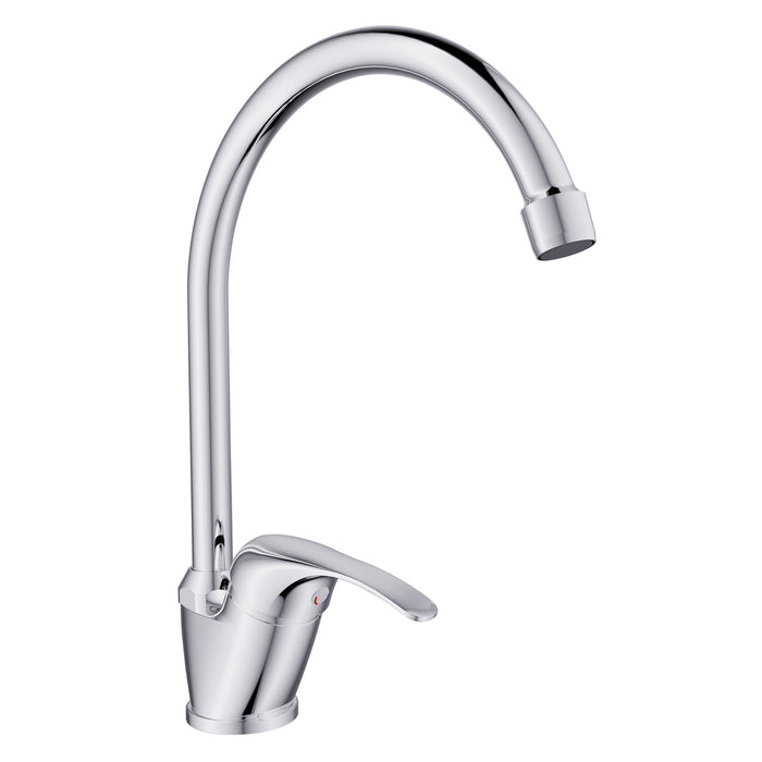 Miscelatore Lavello Bocca Alta Serie Clara Cromato