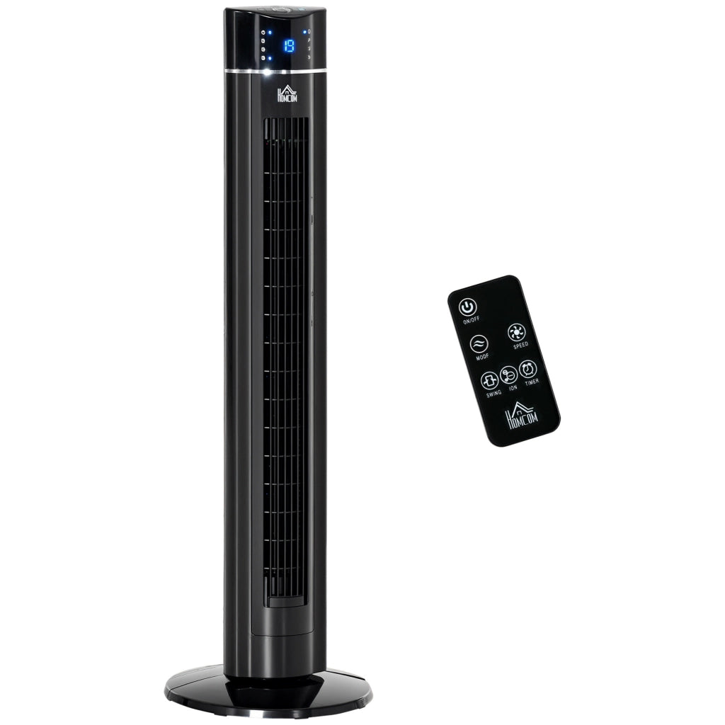 Ventilatore a torre 2 in 1 ¨C zephmum ¨C Nero 32x32x106.8 cm