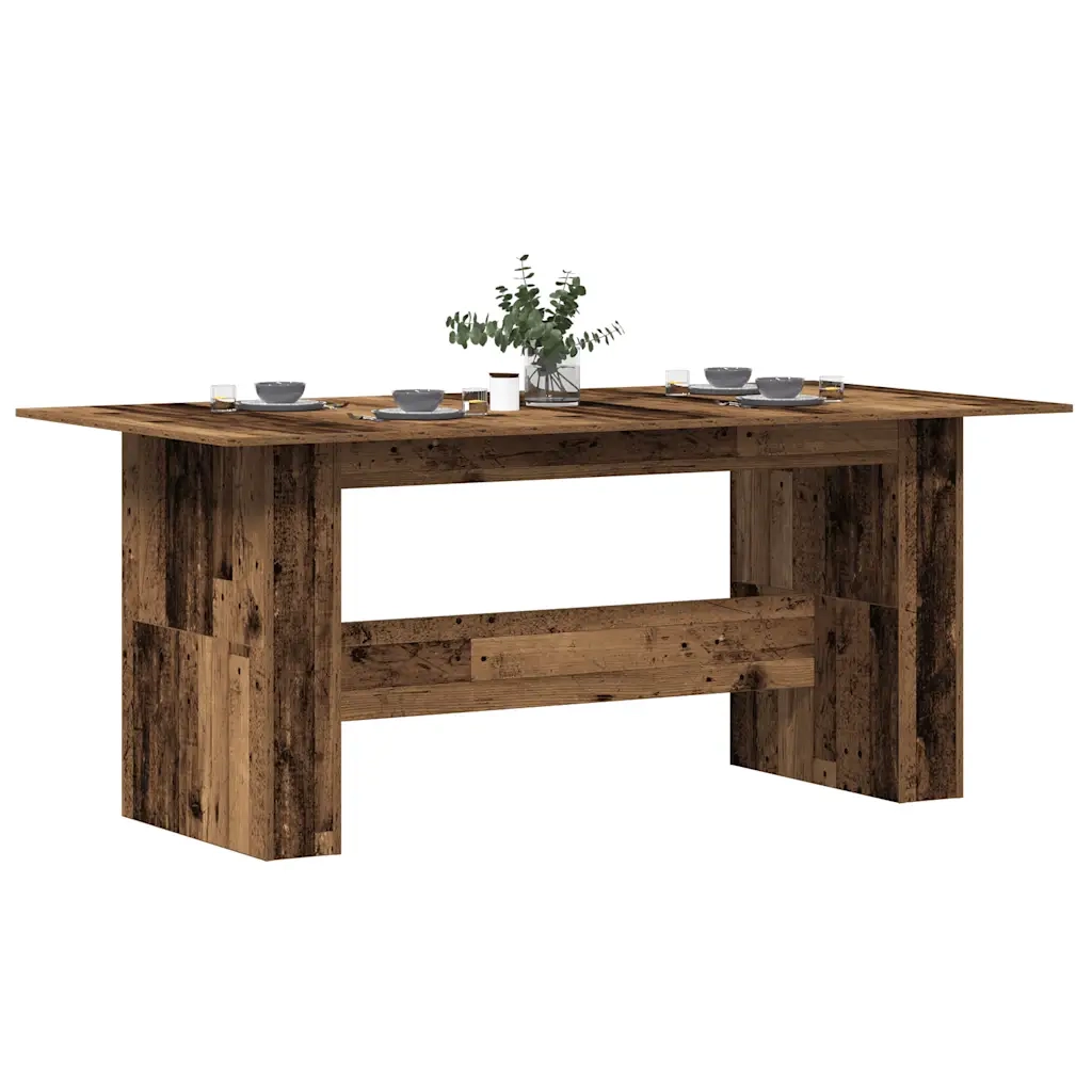 Tavolo da Pranzo | Tavolo da cucina Legno Vecchio 180x90x76cm in Legno Multistrato