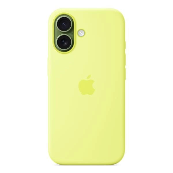 Iphone 17 silicone case with magsafe - neon yellow - MGEV4ZM/A