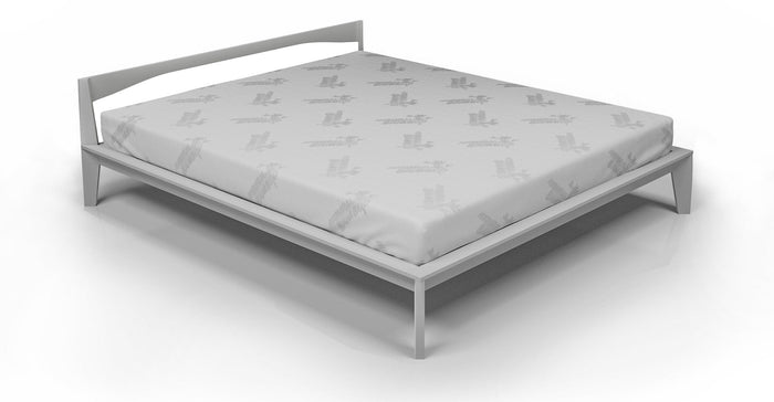 Coprimaterasso Singolo in Poliestere Bamboo Bianco