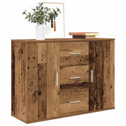 Credenza Legno Antico 90x29,5x65 cm in Legno Multistrato 855978