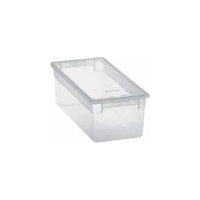 Terry 1001378 Light Box S Contenitore Multiuso in Plastica 7 lt impilabile con coperchio colore Trasparente